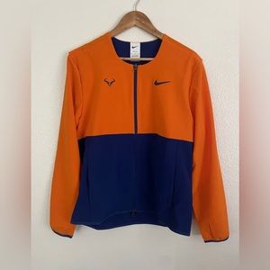 Nike Rafael Nadal Dri Fit Full Zip Tennis Jacket Men Size Medium CV2713-834
